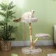  35 Inch Modern Cat Tree for Indoor Adult Cats with Wooden Scratching Posts, Cat Bed & Rope Cat Toy,Brown