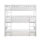 B2053TTT WHITE TRIPLE BUNKBED WHITE-1 (RACK 17)