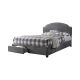 305895 KING CHARCOAL STORAGE BED