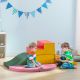 Qaba 6-Pieces Foam Climbing Blocks for Toddlers 1-3 Years, Soft Play Set for Climb and Crawl, Assorted