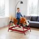 Qaba Kids Spring Rocking Horse Rodeo Bull Style with Realistic Sounds for Children over 3 Years Old