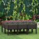  6 Piece Raised Garden Bed with Legs, Planter Box Raised Bed to Grow Flowers, Herbs & Vegetables,Brown