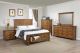 205260 Queen 5Pc Bedroom Set Rustic Honey