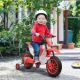 Aosom 12V Electric Kids Ride On Dirt Bike Motorcycle Toy w/ Training Wheels,Red