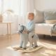 Qaba Kids Rocking Horse Plush Ride on Horse Toddle Rocker for 36-72 Months