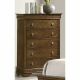 0394A-05 Brazil Toffee 5 Drawer Chest