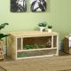  Wooden Reptile Terrarium with Sliding Door for Chameleon, Lizard, Snake, Frog, Turtle, 31.5