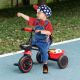 Qaba Tricycle for Toddlers Age 2-5 with Adjustable Seat, Toddler Bike with Storage Baskets for Girls and Boys,Red