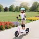  Kick Scooter for Kids 5-12 Years Old with Adjustable Height Handlebar, Non-slip Footplate, Big Wheels, Rear Brake, Pink