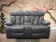 HF-6024 CHARCOAL GREY LOVESEAT