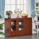  Kitchen Buffet Table Cabinet Storage Sideboard Server Console with Framed Acrylic Doors and Tabletop,Brown