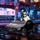 Qaba Mercedes-Benz AMG Licensed 12V Kids Ride on Car with Remote Control, Rear Suspension, LED Lights, Music, Black