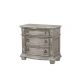 0401 New Orleans  Marble Top  Grey Nightstand