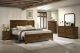 0394A-08 5PC  Brazil Queen Toffee Panel Bedroom Set