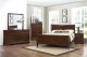 2147  4 Pc King Cherry Sleigh Bed Set