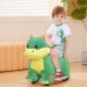 Qaba Battery Powered Ride on Toy, 6V Ride on Horse with Music Forward, PU Wheels, for 18-36 Months, Green