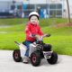 Aosom 6V Electric Toy Car with Forward Backward, Wear-Resistant Wheels for Ages 18-36 Months, White