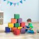 Soozier 12 Piece Soft Play Blocks Soft Foam Toy for Toddler, Multi-Color
