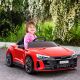 Aosom Licensed Audi RS e-tron GT 12V Ride On Car Truck for Kids, Electric Car Ride On Vehicle w/Parent Remote Control, Music, Lights, for Toddlers,Red