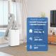  14000 BTU Portable Air Conditioner, Inverter & Dual Hose AC Unit w/ Cool, Dehumidifier, Fan, for 700 Sq. ft, Window Kit