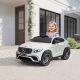 Aosom 12V Toddler Ride On Car with Remote Control, Mercedes Benz AMG GLC63S Coupe, Electric Car with 2 Speed, MP3 Player, Light, Horn, Songs, Suspension, White