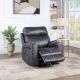 HIRAH GREY RECLINER WITH CUP HOLDERS