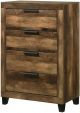 28596 Morales Rustic Brown Chest