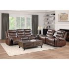 9405-8 2Pc Brown Reclining Sofa Set (Sofa+Love)